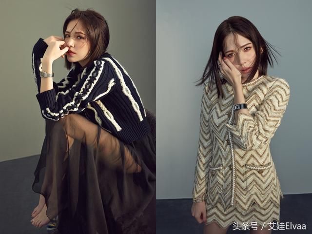 34岁许玮宁穿领口低到肚脐眼的上衣，下装还是露腿装，真的是太拼