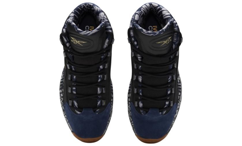  【点缀】街头感十足的涂鸦点缀，Reebok Question Mid 新配色亮相