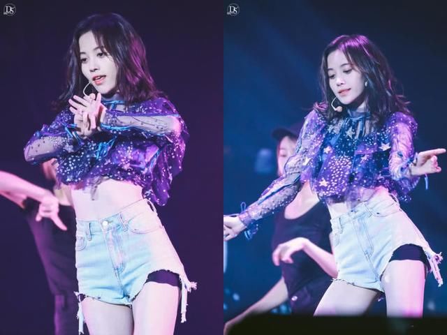 鞠婧祎短裤提得太高,安全裤都露出来了,网友:逼着人看?