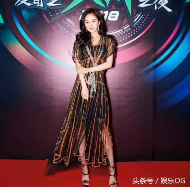 杨幂这是要上天啊，穿了件“热水袋”裙子，显瘦20斤不止！