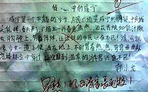  「妈妈看」小学生的“奇葩作文”，老师都写不出来，网友：真的是人才！