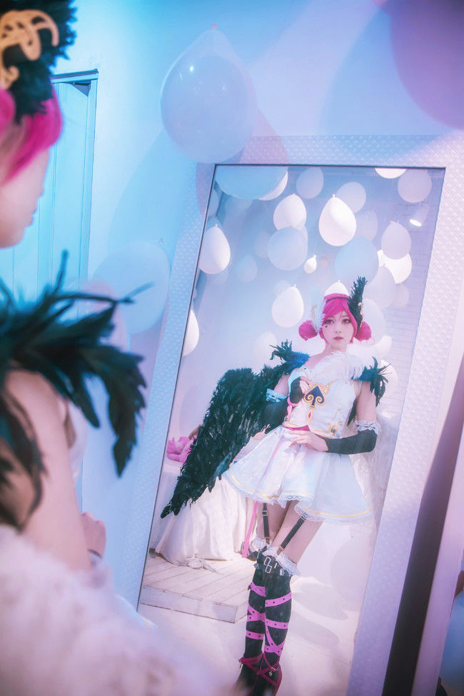 王者荣耀:乔妹天鹅之梦COS，小乔终于穿出御女范了!