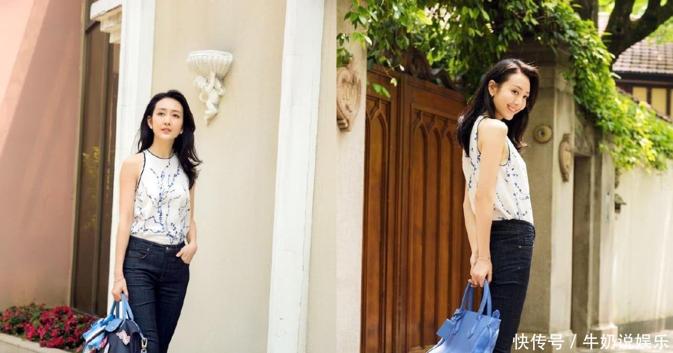 王鸥瘦出新高度, 竟能把直筒裤穿成阔腿裤, 一走路就尴尬!