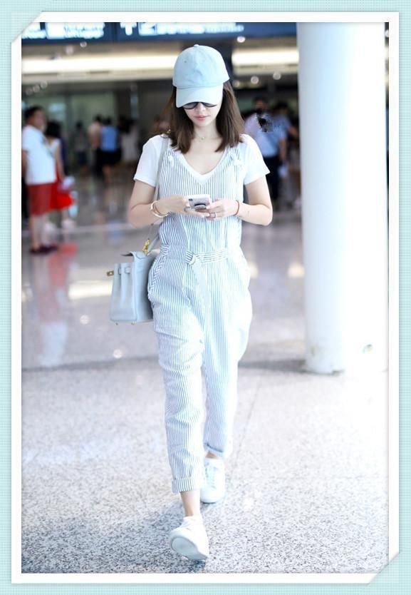 林心如嫩起来无人能及!不过穿条背带裤,就连欧阳娜娜都自愧不如