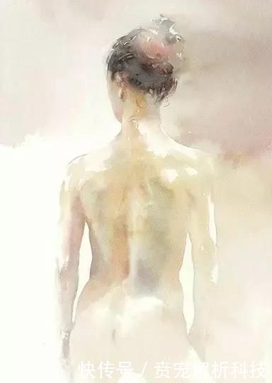  『画家』法国画家的灰调水彩画,太有质感啦