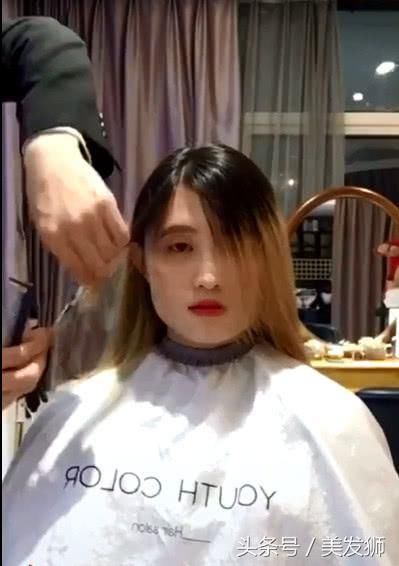 因国字脸困扰的美女,换个新发型后秒变气质女神