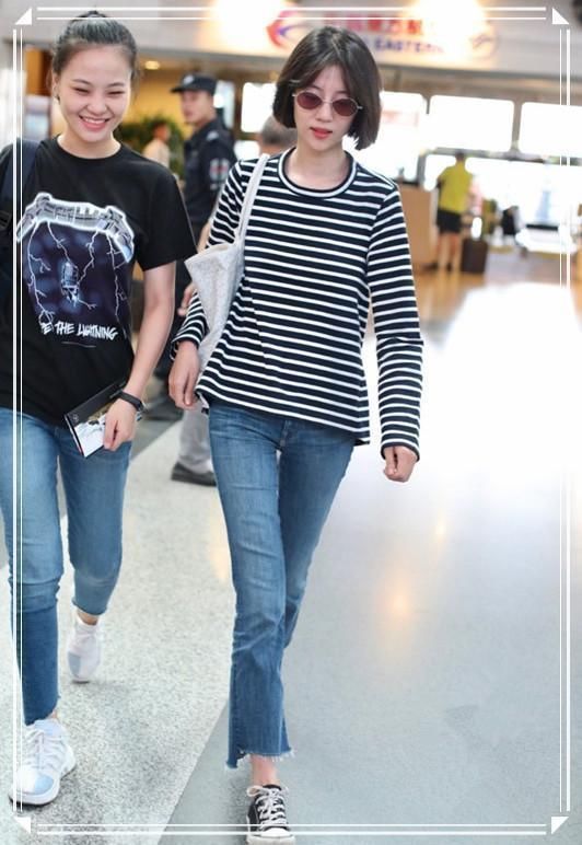 当李溪苪穿牛仔裤撞上倪妮，我才知道为什么都说气质比身材更重要