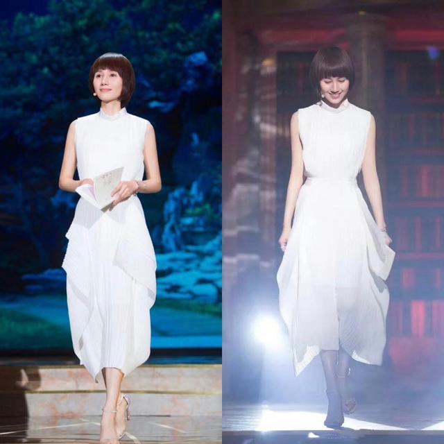 49岁王菲与41岁袁泉同穿白裙，美回20岁，到底谁更惊艳？