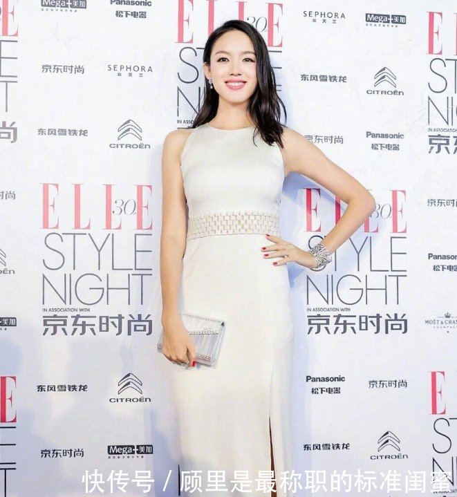 张梓琳真厉害，烂大街的连衣裙穿出了大牌既视感，也只有她了！