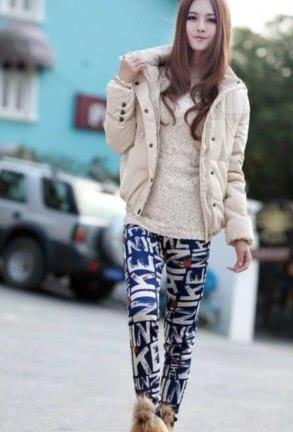 时尚打底裤,轻松自然的穿出不一样的自己!