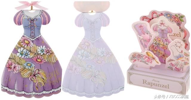 迪士尼公主礼服便条纸美到舍不得下笔!把书桌变成公主礼服间