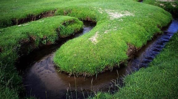  河漫滩@最窄的河流，最窄的地方只有几厘米宽！网友：为什么不是