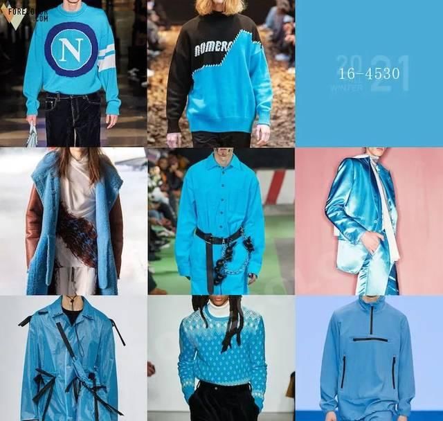  [绿色]20/21秋冬男装周关键色及精彩配色