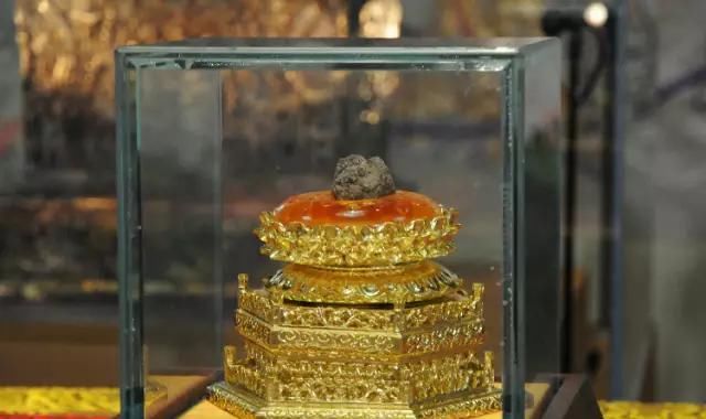  「释迦牟尼」释迦牟尼佛，真身舍利！瞻礼者，获福无量