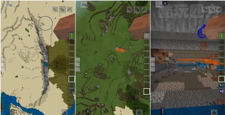 我的世界: 直通基岩的天坑峡谷? 7年老MC头回见到这样富的种子