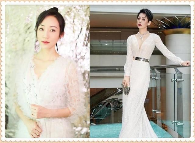 当韩雪和宁静同穿白色透视裙，网友：保守与豪放的差距一目了然！