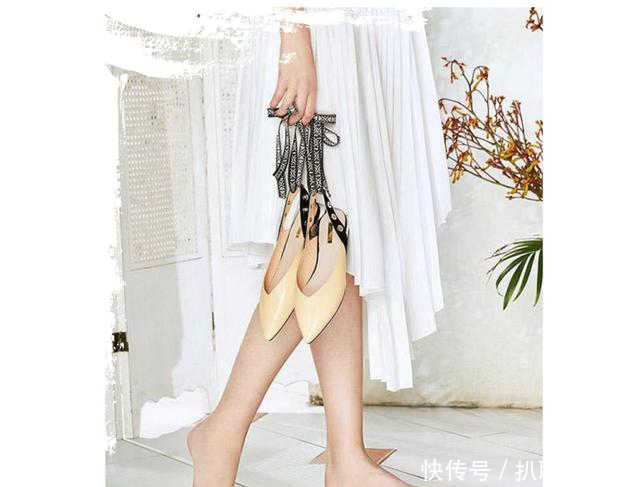 『优雅』夏季,真丝缎面鞋,赋予美人万种风情
