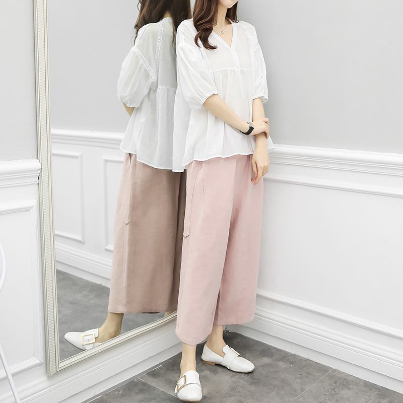 150斤的表姐真会打扮，阔腿裤套装加跟鞋，瞬间迷倒一片