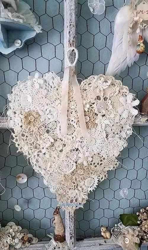  「浪漫」浪漫唯美的蕾丝，用在哪都那么美，附蕾丝钩织教程，5000+收藏
