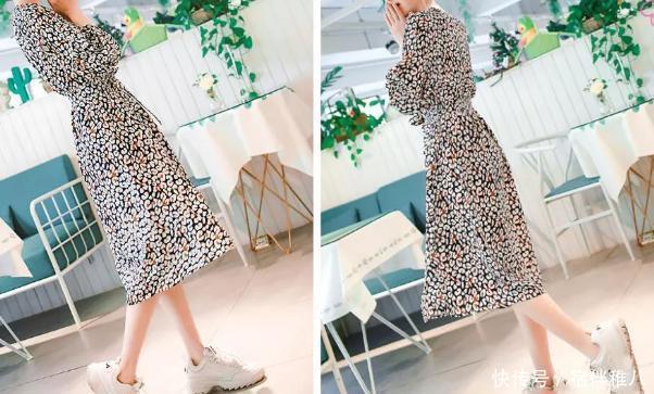 『复古』春天是碎花裙的主场,碎花裙该如何搭配鞋子才更有复古范呢?