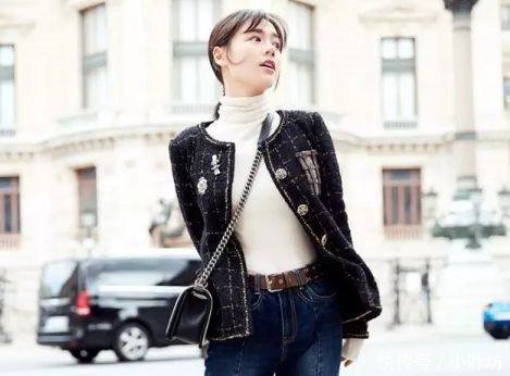 37岁的章子怡靠毛衣+阔腿裤，居然美过郑秀晶