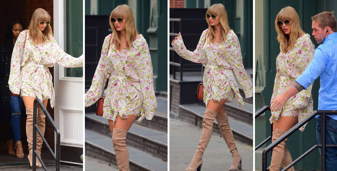 感动天地!霉霉瘦身成功 街拍霉要回来了