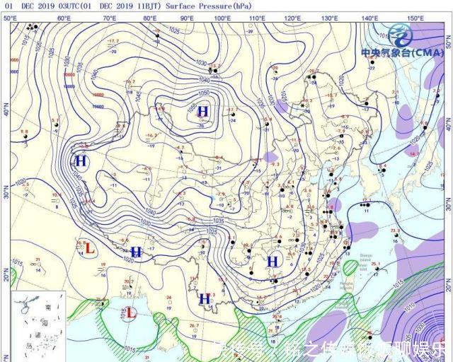  中东部■12月第一股冷空气正在南下我国，多地寒潮预警！今冬暖