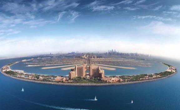 中国这里，是世界最大填海造陆工程，面积达152平方公里