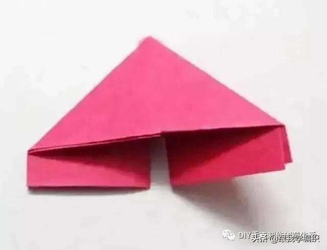 『蓝色』简单的折个三角,组合成百变造型