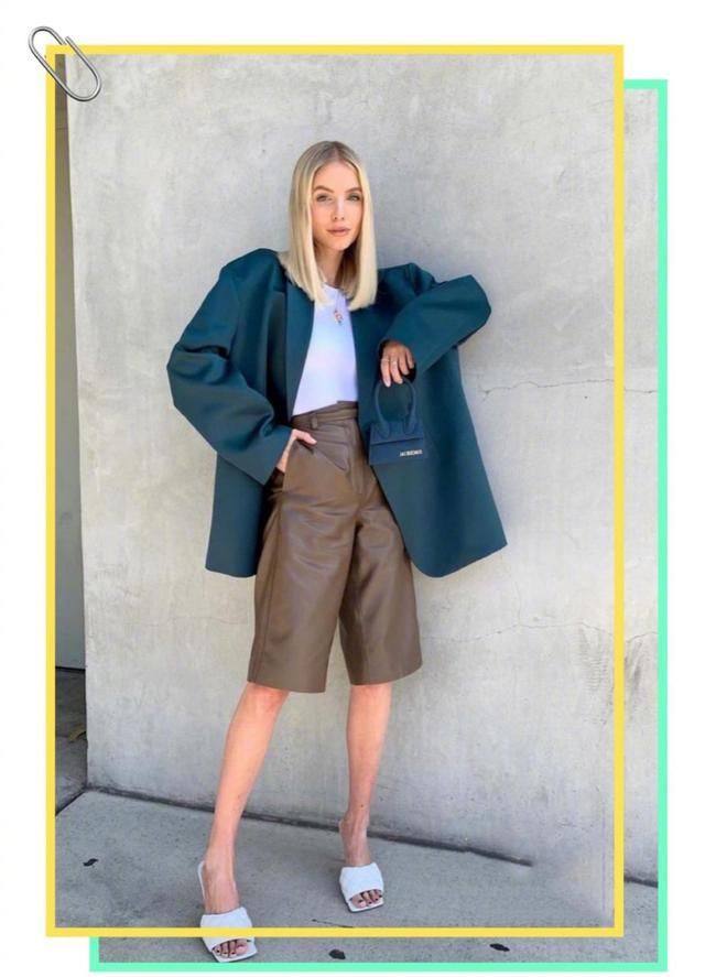  「博主」国内外明星和博主追捧的短裤原来是这样，遮肉又复古，难怪这么爱