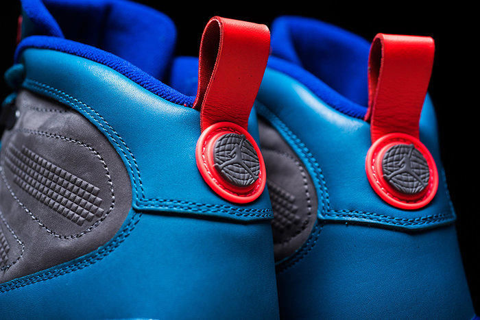 实拍展示深渊绿/深灰/和谐蓝色Air Jordan 9 Boot NRG