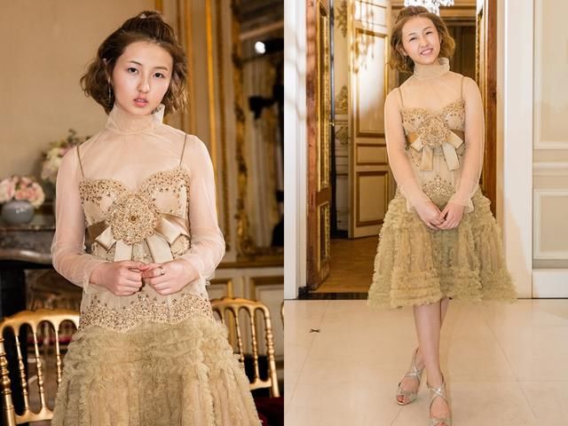 17岁的张子枫亮相活动造型比关晓彤还雷人，网友：看到腿我沉默了