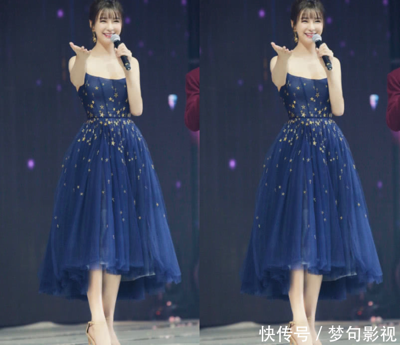 沈梦辰近照曝光,穿低胸裙大秀傲人曲线,网友:撞脸迪丽热巴?