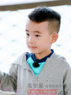 帅气小男孩短发发型 时尚发型变身小王子