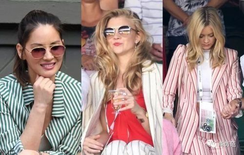 大咖名媛齐聚温网，抖森、卷福等英伦男神，穿衣甩新F4几十条街…