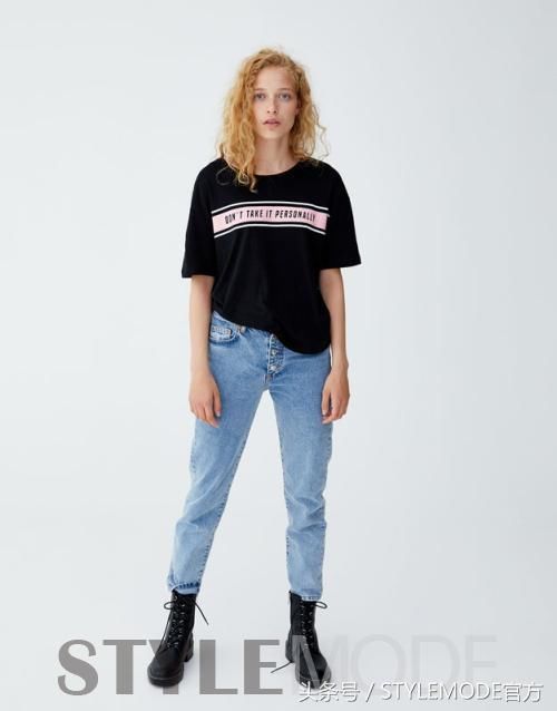 字母Tee这样搭，才时髦爆棚！