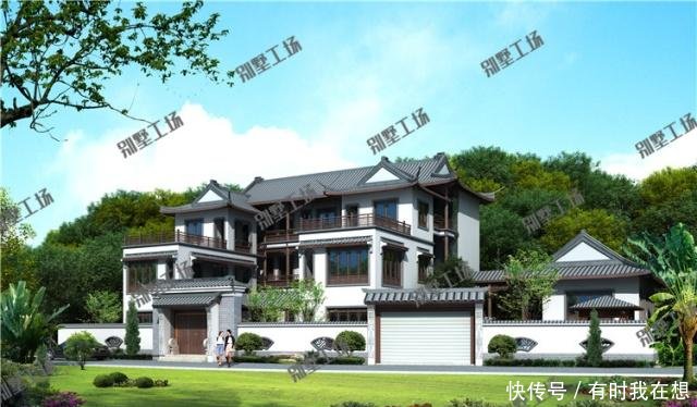 16套农村自建房别墅图纸，中式别墅雅致，2019建房就要百里挑一