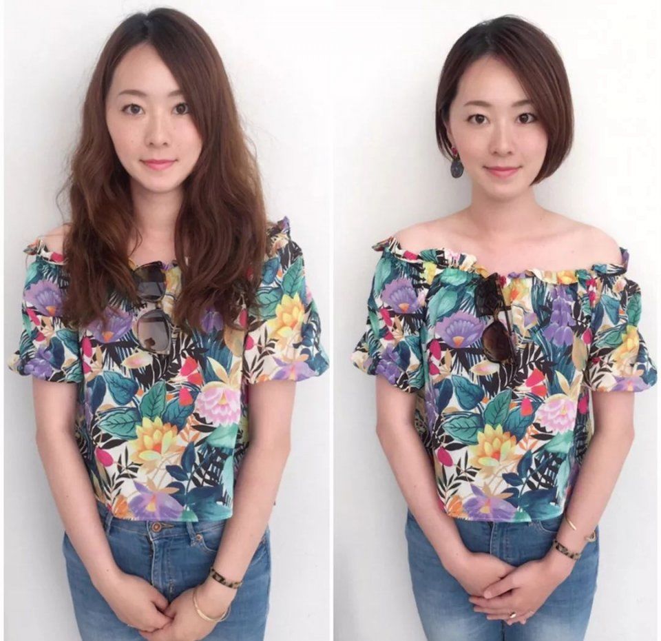 剪了短发以后，变化竟然这么大!