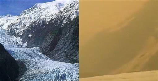 新西兰两大冰川