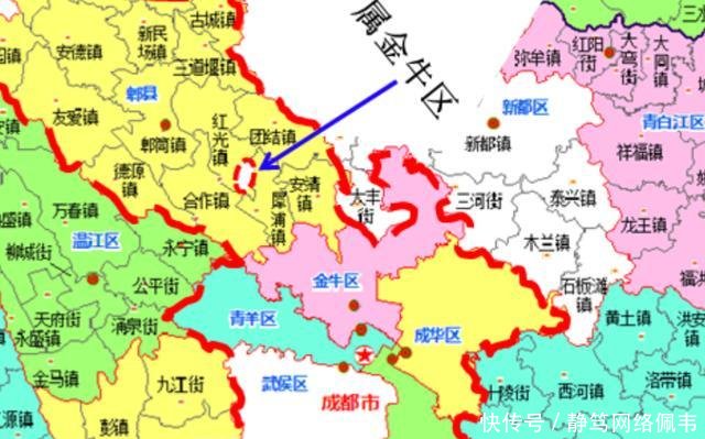 成都最奇特的3个“飞地” 西华大学不在郫县, 黄龙溪一分为二