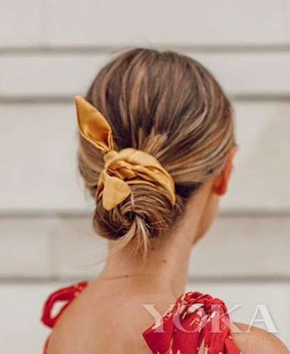 夏日不做蓬头乱发的猪猪女孩 范冰冰的发带轻松拯救你