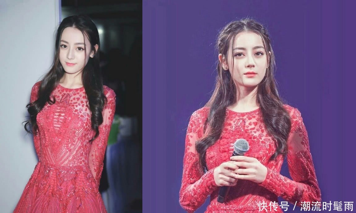 迪丽热巴真时髦！穿条绿色鱼尾裙也敢出门，网友：赶紧抱走吧！