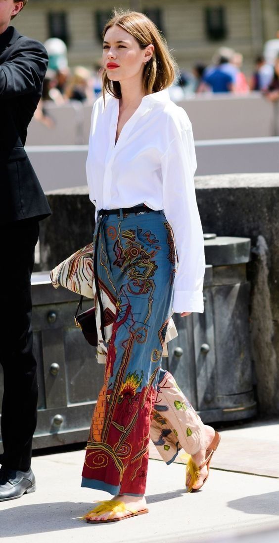 倪妮的这3条阔腿裤我可以穿一夏天，太好看!!