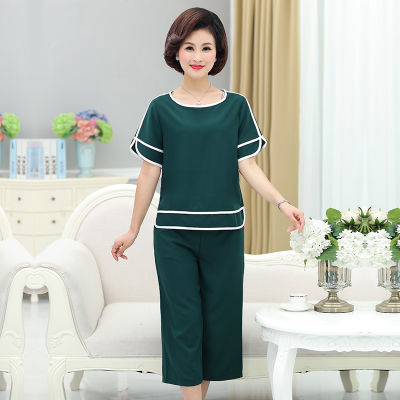 告别外套，多穿这样的妈妈套装，省时还省心