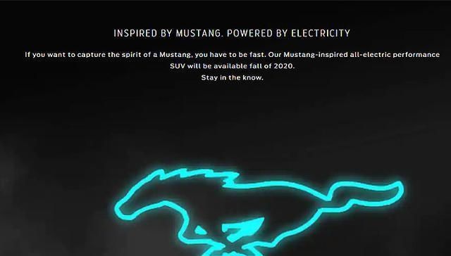  『纯电动车』福特野马除了改纯电，还将变身SUV？11月就将亮相