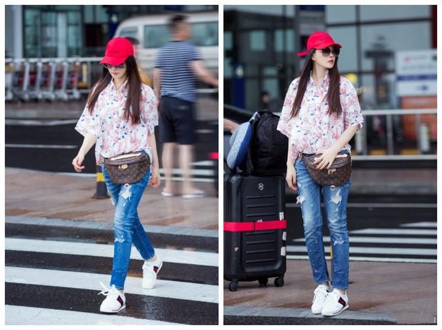 一身行头3万现身机场，伊能静硬是把50岁穿回了20岁，这钱真的值