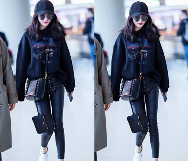 苍井空穿皮裤打65分，热巴穿皮裤打89分，而她打120分都不