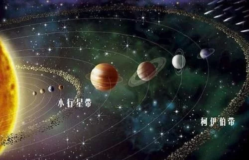 在太空中太阳系其实是一个很不起眼的行星系,但是它却孕育了地球的文明