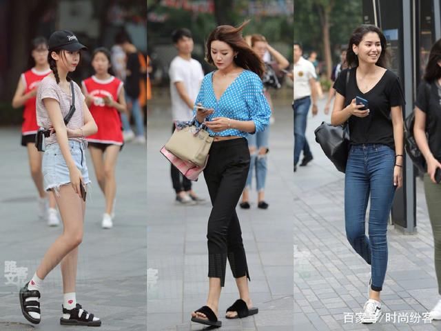 27张时髦的路人街拍，满屏都是小姐姐的纤长美腿~
