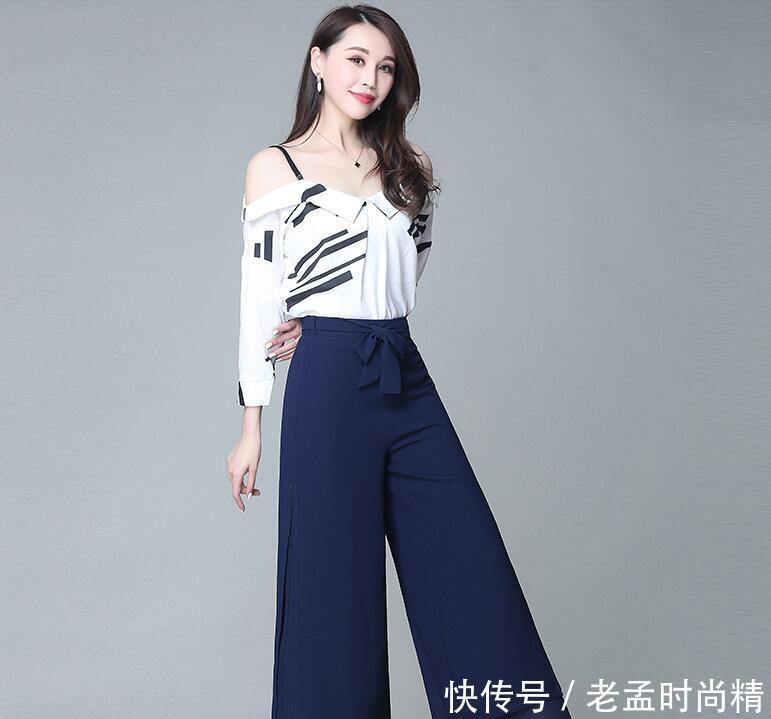  小脚|小脚裤别总穿了，看我小姑身上穿的阔腿裤，舒适还时尚！